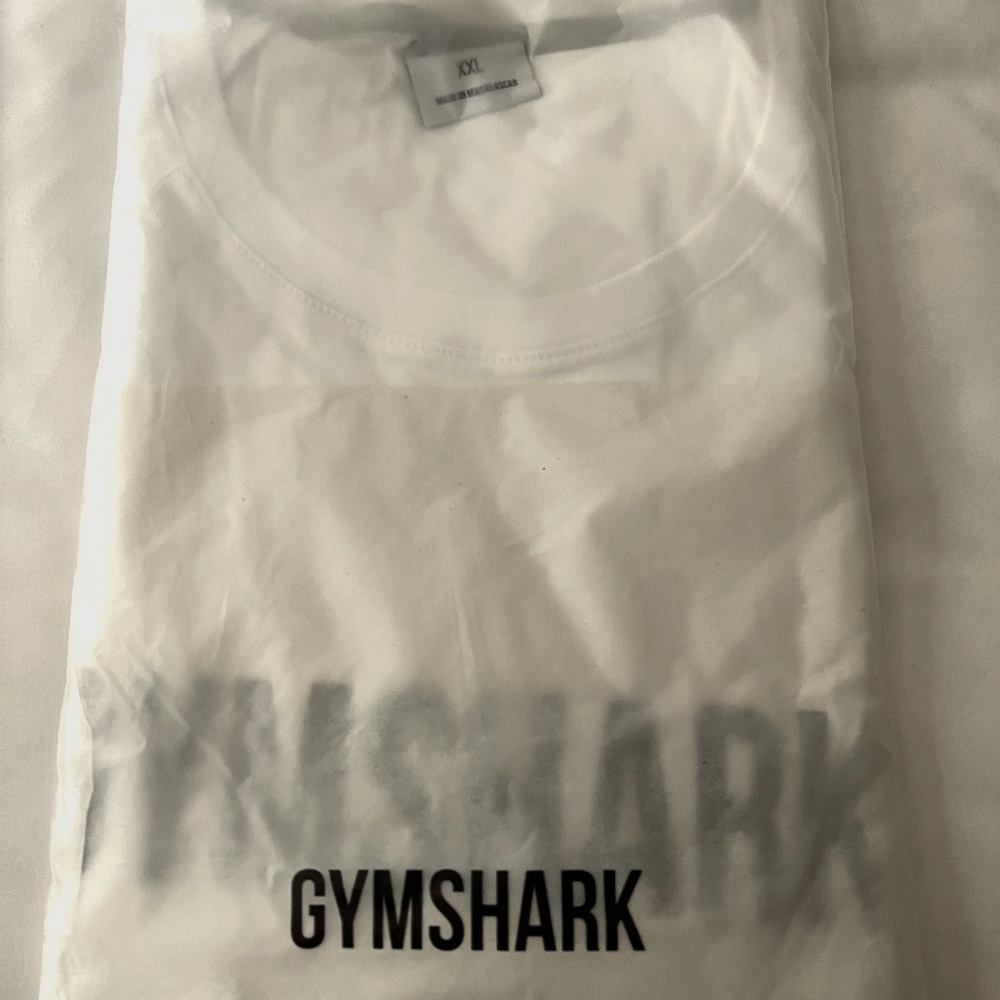 Gymshark Apollo T-shirt - White, XXL, New